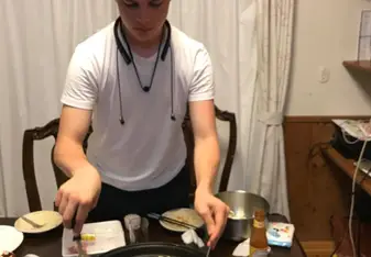 Making food in Japan