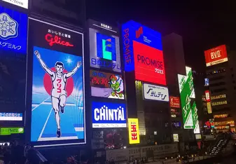 The bright lights of downtown Osaka was one of my favorite things to see when I felt like going to the city.