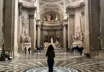 A picture my friend took of me at the Pantheon
