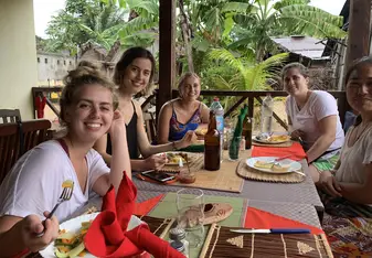 Dinner in the nearby village, Ampangorina. 