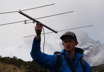 Radio telemetry for tracking spectacled bears