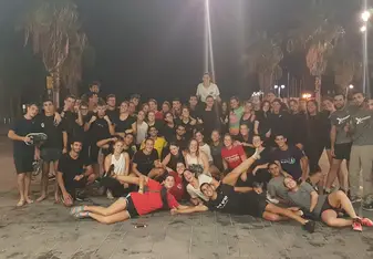 A day of army-prep ending at night in Tel Aviv beach. 