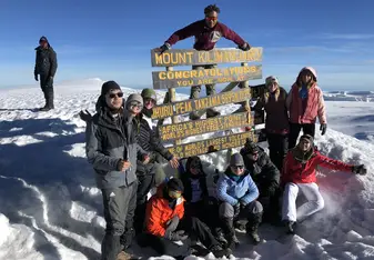 Finally at the Summit
