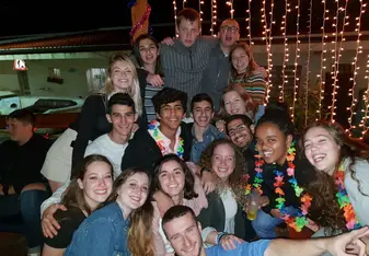 A party that we went together as a machina 