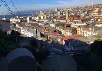 Valparaíso from the walk down my cerro