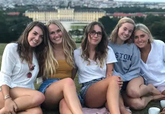 Picnic in Schönbrunn Gardens