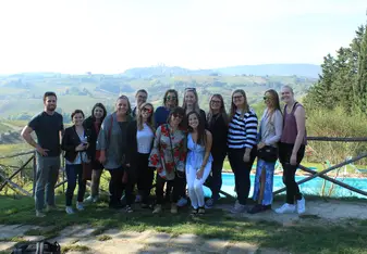 We visited local productions of wine and olive oil. Overall a great time!