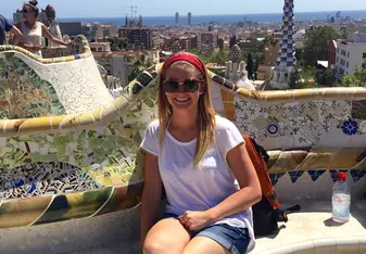 Views from Park Guell in Barcelona!