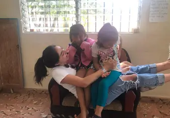 tiny tiny adorable girls