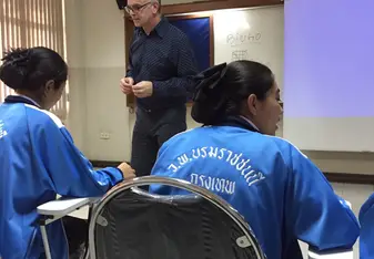Presenting to my Students