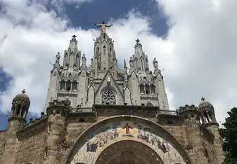 A beautiful church on top of a mountain