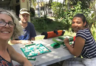 Playing scrabble en Español 
