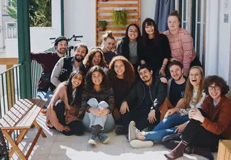 a family from all over the world 