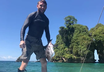 Trigger fish off of Bird Island