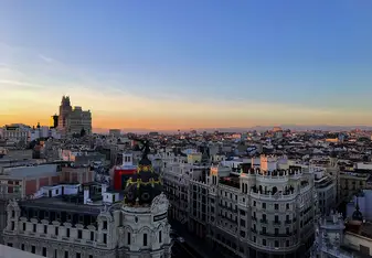 The prettiest city in the world and my home, Madrid. 