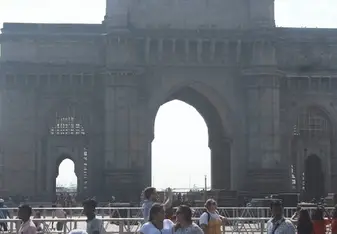 At the Gateway of India.