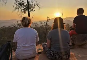 Sunset at they canyon 