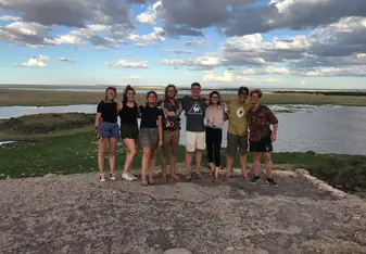 Group photo in Amboseli National Park