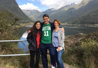 There are so many beautiful places in Ecuador. We were on our way to Baños but had to stop because this view was breath taking