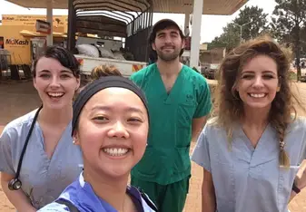 Just finished our day at the Kajjansi Medical clinic with giant smiles all around!