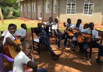 Another day at guitar class