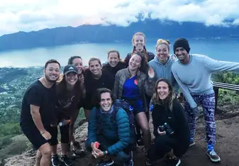 Sunrise hike to mount batur