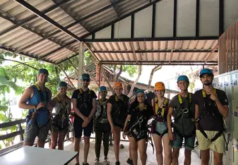 Zip lining 