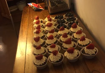 cupcakes made for 4th of july