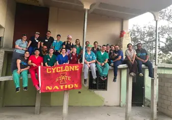 Group picture after a clinic day in Liberia, Costa Rica