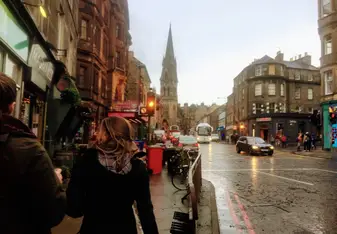 This was taken my second to last day in the city.  I was walking around with my friends and taking in the beauty of Edinburgh. 