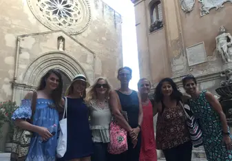 Sightseeing in Trapani with our Italian class