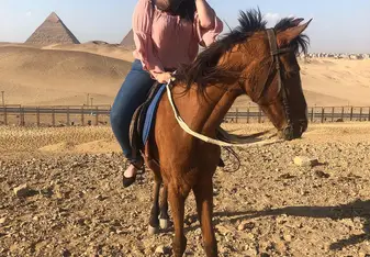 Visiting the Pyramids, horse back riding, and a Sound and Light Show at the Pyramids.