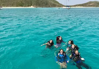 Scuba diving in the BVI