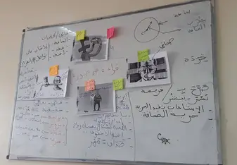 Just a photo from a very fruitful, enjoyable and fruitful lesson! :D