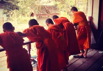 Buddhist Novice Monks