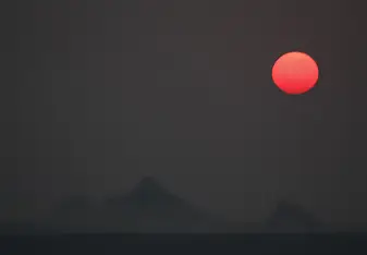 Sunrise over South Africa
