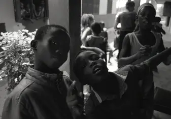 shot with film at the school my group volunteered at 