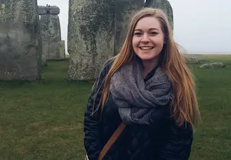 At Stonehenge (an included excursion in the Spring) 