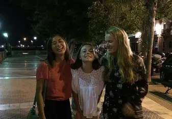 Last evening with my American friends...