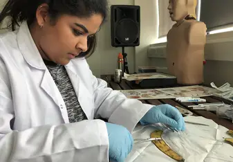 Suturing practice