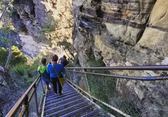 We went to Blue Mountains during Oz Gap Year Paid Work Program in Sydney 