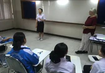 Students presenting in their 'activate' stage