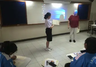 One of my first practice classes