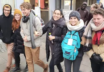 Not taking life too seriously walking through Sweden