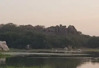 Buffalo Lake, right on campus