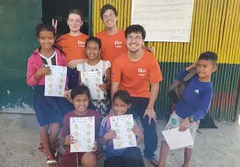 Small group of our students