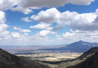 When we hiked from Mexico into Arizona!