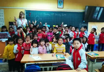 One of my classes in Vietnam 