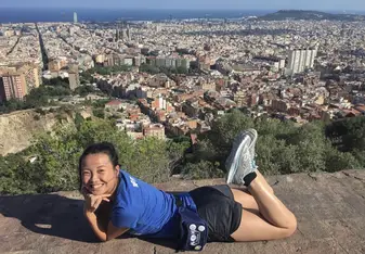 My favorite urban hike ever with a stunning panoramic of Barcelona at the top.