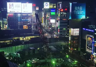 Shibuya at night
